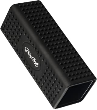 ShinyChiefs PET Brush - Tierhaarbürste zur Reinigung von Kleidung, Möbeln und Autositzen - Tierhaarentferner mit Gumminoppen zum Entfernen von Fellresten, handlich und abwaschbar, 12cm, schwarz