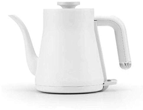 Bollitore Elettrico da Viaggio Teiera Mini Piccola Bottiglia da Viaggio per Uso Domestico Portatile 1200W 0.6L,White,A Present