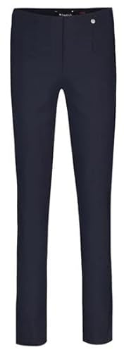 Robell Style Marie - Kurzgröße - Stoffhose Damen high Waist - Damenhose Power Stretch - Bengaline Stoff Hose mit Schlitz am Saum - Bitte eine Größe Kleiner bestellen