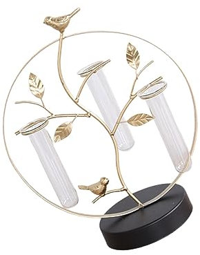 IMIKEYA Hydrokultur Vase Set Eisen Vasen Für Desktop Home Office Hochzeit Blume Anordnung