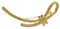 Prosy Nette Twisted Bow Brosche Party Kleid Brosche Elegante Schmuck Geschenk für Frauen und Mädchen (Gold 2)
