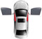 Autofenster Sonnenschutzrollos Für Skoda Für Octavia 5E Für Combi Für Wagon 2013-2020 Fenster Sonnenschutz Glas Schild Innen Sonnenblende Mesh Auto Vorhang Net Auto fensterblenden (Farbe : Front Side