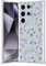 RALEAVO Clear Floral Case Compatible with Samsung Galaxy S24 Ultra 5G, Shockproof Silicone Transparent Case Cover with Cute Flower Protective Bumper Case for Galaxy S24 Ultra-Branches