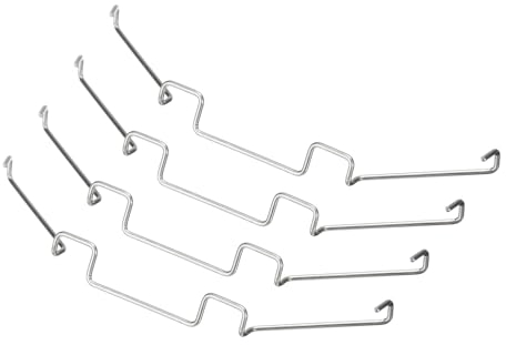 sourcing map 4pcs Attaches de Ventilateur pour Dissipateur de Chaleur de CPU, 7.5CM Attache de Fil de Type Crochet Supérieur pour Fixer le clips de Radiateur de CPU de Carte Mère PC