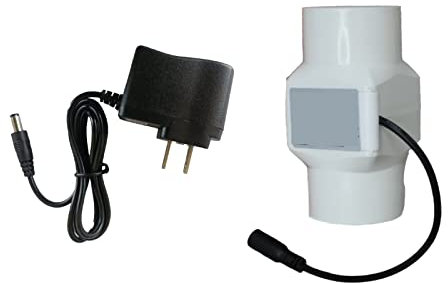 LadPumly 2 Inch Small Inline Duct Fan 21 CFM Air Intake Exhaust Ventilation System 12V Pipe Vent Fans Efficient for Restaurant Workshop Meeting Room Grow Tent