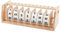 SUPERFINDINGS Kleidung Kleidergrößen Etikettenhalter 7x8.5x0.45cm Label Halter Etikettenhalter für Rollen und Fächer Papierrollenhalter aus Handwerkerpapier Abnehmbarer Holzgrößenetikettenhalter
