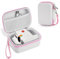 TUNYINSH Case for Polaroid Go Generation 2/ Polaroid Go Mini Instant Camera, Travel Storage Bag for Polaroids Go Camera and Film Accessories (White)