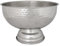 Rink Drink Stainless Steel Champagne Ice Bucket - 35cm Hammered - 1x Home Pub Garden Table Wine Champagne Water Beer Bottle Drinks Cooler