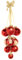 Krebs Glas Lauscha - Weihnachtsdekoration aus Glas - Glaskugel Gehänge - Ideal um Fenster oder Türen zu schmücken- Farbe: Rot - Größe: ca. 5-8 cm