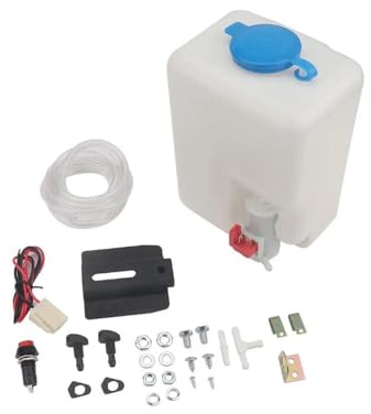 Inovey Bouteille Universelle De Lave-Glace 12V 1.5L Réservoir De Liquide De Pompe De Lave-Glace Réservoir De Liquide De Lave-Glace Outils De Nettoyage De Voiture
