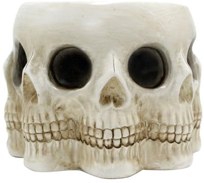 YIZITU Skull Planter For Flowers Indoor And Outdoor Succulents Plant Skull Plant Planter Pots Flower Pots Garden Decorations