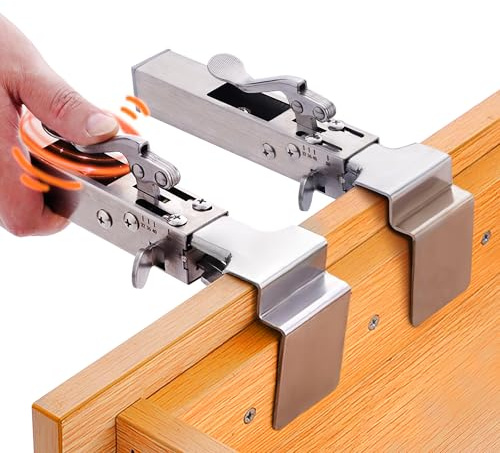 Drawer Fixing Clamps, Drawer Clips for Panel Installation, Drawer Front Installation Clamps, Adjustable Cabinet Face Mounting Clips, Quick Release Panel Fixing Clamp, Fast & Labour Saving