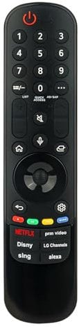 Replacement AKB76043102 MR23GA Magic Remote Control Compatible with LG OLED NanoCell 4K 8K UHD QNED Smart TVs 2019-2023, Replacement fit for LG Magic Remote MR23GA MR22GA MR21GA MR23GN AKB76043202