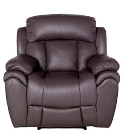 Boston Relax Sessel - Schaukelfunktion - drehbar - verstellbare Rückenlehne - ausklappbare Fußstütze -hochwertiges Naturleder - ergonomisch - komfortabel - ideal für Wohnzimmer - Burgunderrot