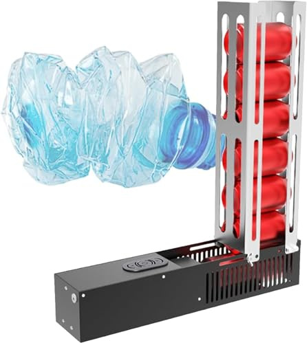 Annuod Broyeur électrique pour canettes de 8 à 16 oz, broyeur de canettes en Aluminium de Bureau, compresseur Automatique, Remplissage de 8 canettes à la Fois