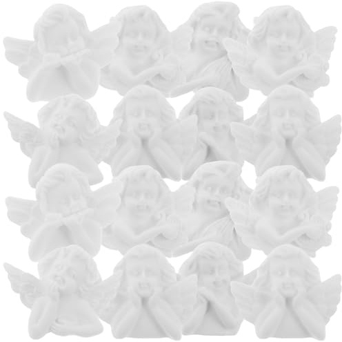 Engel Accessoires 30 Stück Kunstharz Deko Weihnachten Party | Barock Stil, Kleine Figuren, Leicht zu Verstauen und Mitzunehmen, für Fotoalben und Puppenhäuser Zufälliger Stil