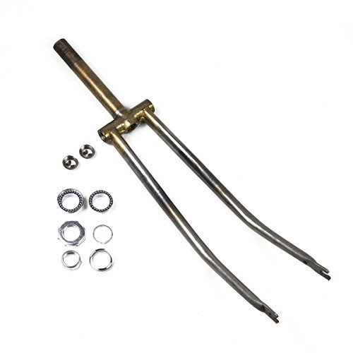 OldNewBikes Fourche Type Raleigh Non Peinte + Jeu de Direction pour vélo Classique avec Roue de 28 et Cadre de 22