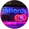 ADVPRO Billiards 9 Ball Game Room Pool Snooker Décor Man Cave Dual Color LED Barlicht Neonlicht Lichtwerbung Neon Sign Blau & Rot 300 x 210mm st6s32-i2590-br