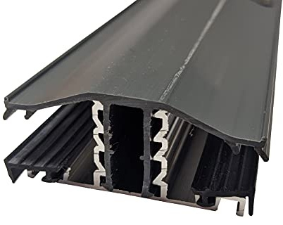 Snap Fit Glazing Bars for 10mm, 16mm, 25mm Polycarbonate Roofing Sheet (3000mm, Brown)