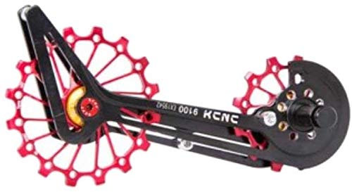 KCNC Schaltrollensystem 14/16Z mit SUS Lager für SRAM Red 10/11-fach schwarz/Gold