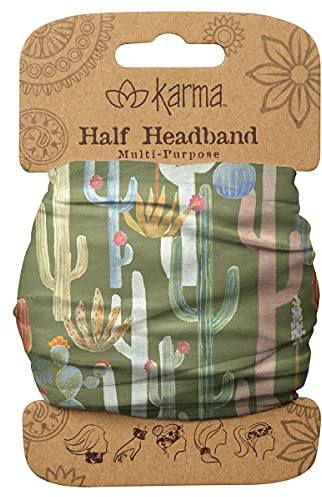 Karma Gifts Half Headband, Cactus
