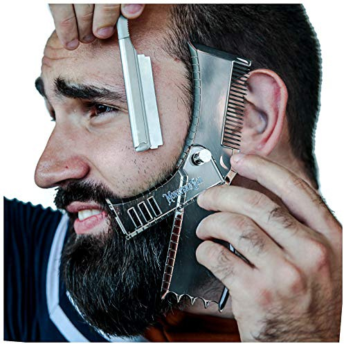Monster&Son Rotary Beard Shaper - Revolutionary Compact Shaving Template