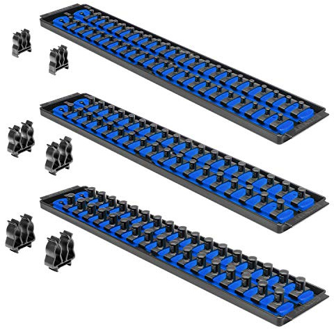Ernst Manufacturing Socket Boss Combo 3-Pack, Blue (8511A)