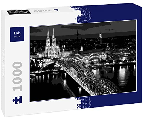 Lais Puzzle Köln schwarz weiß 1000 Teile