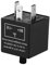 Keenso Auto Blinkerrelais, 12V 3 Pin Einstellbare LED-Licht Blinker Relais CF13-JL02 für Auto (2 STK)