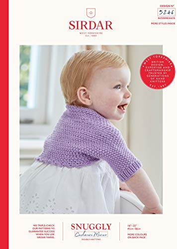 Sirdar Snuggly Baby Cashmere Merino DK Knitting Pattern - 5246 Bolero