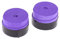 Unbekannt 2er Set Griffbänder übergreifen Grip für Tennis Badminton Squash, Lila