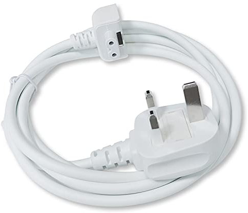 Rhinenet Power Adapter Extension Cable UK Version for Apple iPad MacBook Pro 13 15 17 A1278 A1286 A1297 Air 11 13 A1370 A1465 A1369 A1466 Mini Retina 12 Laptop Wall Cord Wire Line Charger 6 feet