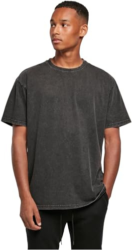 Build Your Brand Herren By189-acid Washed Heavy Oversize Tee T-Shirt