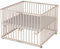Sämann Laufgitter faltbar 100x100 cm mit Matratze - PREMIUM - stufenlos höhenverstellbar - Laufstall klappbar - Baby Buche natur