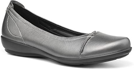 Hotter Robyn II Women's Casuals Classic Ballet Pump with Seam Detailing in Leather Standard D Fit 4 UK
