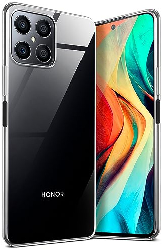 moex für Honor X8 (4G) Hülle Durchsichtig, Silikon Handyhülle Transparent, Clear Case Ultra Slim, Backcover Schutzhülle Dünn, Silikonhülle Minimalistisch, Aero Case, Klar