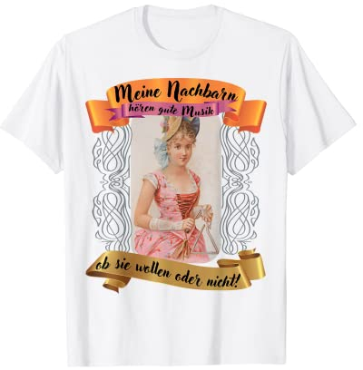Meine Nachbarn hören gute Musik Triangel T-Shirt