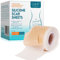 Silikon-Narbenpflaster(1.6''x125''-3.2m), Silicone Scar Tape, Silikonpflaster für Narben, C-Sektion, Operationen, Verbrennungen, Keloid & Akne, Wiederverwendbar, wasserdicht