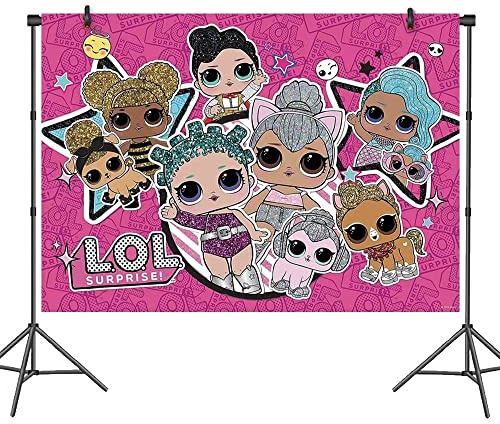 XL 150by100cm LOL Surprise Birthday Party Decorations Backdrop Supplies UK