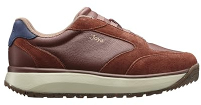 JOYA Elena Dark Red, Sneaker für Damen aus Veloursleder, dunkelrot, 38 1/3