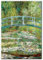 KQZVCU Claude Monet Bridge Over a Pond of Water Lilies Canvas Wall Art Impressionist Water Lilies Art Prints Home Decor 50x70cm Frameless