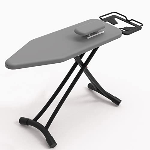 Asse da stiro professionale for la casa, asse da stiro con piano in rete d'acciaio, tavolo da stiro regolabile for cucire, forte poggiaferro, for cucito, stanza artigianale, famiglia, dormitorio (Col