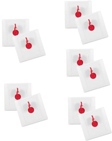 OSALADI 10 Stück Notruftaste Patienten Notruftaste Sos Ruftasten Ruftaste Für Senioren Sos Taste Wandmontage Sos Taste Für Patienten Hilferuftaste Sos Notruftaste