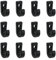 Dsjnf Black Nylon Strap Hooks Kayaks j Hooks for Safety Kayaks Kayaks Replacement Parts Kayaks Bungee Hooks for Boats Accessories 12pcs