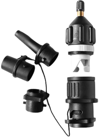 Kixolazr Luftpumpenadapter, aufblasbarer Pumpenadapter | Luftpumpenadapter für Schlauchboote,Pumpenkopfanschluss, starke Abdichtung und herkömmlicher Luftpumpenadapter, auslaufsichere multifunktionale