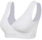 Lemef Nursing Sleep Bras Wirefree Maternity Breastfeeding Bras No Padding White Size S