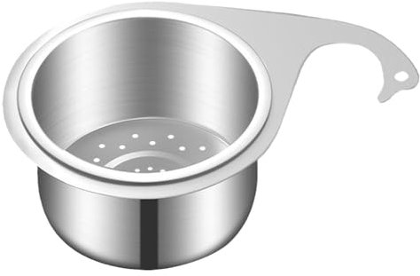 Cesta colador de acero inoxidable con forma de cisne para el fregadero, cesta de fregadero de cisne, colador para fregadero de cocina, cesta de filtro para colgar en el grifo, colador extraíble