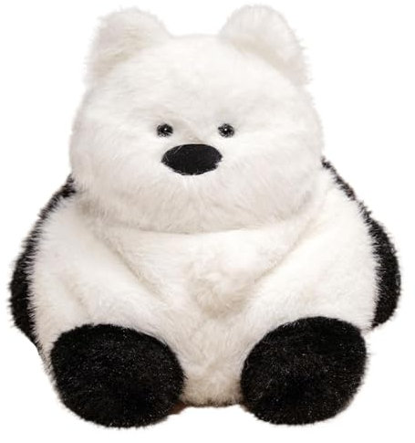 mivceklw Wende-Plüschtier,Plüsch-Panda-Stofftier - Süßes Pandabär-Plüschtier | Doppelseitige Hunde-Reißverschlusspuppe für Partys mit Tiermotiven, Mädchen, Studenten