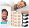 15 Stück Intake Breathing Nasal Strip, Intake Breathing Magnetischer Anti-Schnarch-Nasenstreifen, Impulse Breathing, Nasenpflaster Besser Schlafen und Atmen
