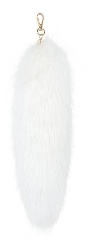 Fuchsschwanz Anhänger Keychain Fox tail Schlüsselring, Weich Flaumig 31CM Fell Schwanz Tasche Zusätze Auto Schlüsselketten Anhänger Handtasche Dekoration